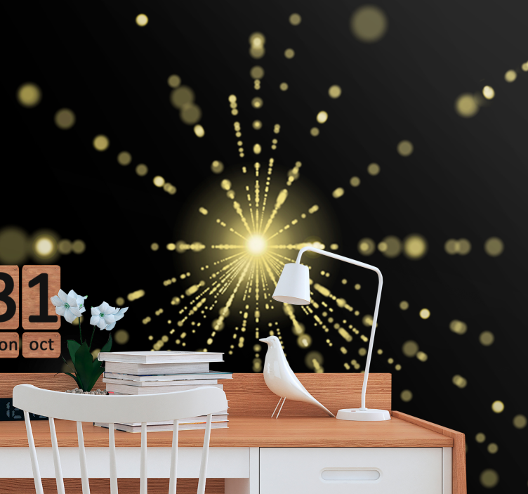 Abstraktné fototapety Žiarivý svetelný výbuch - Tenstickers