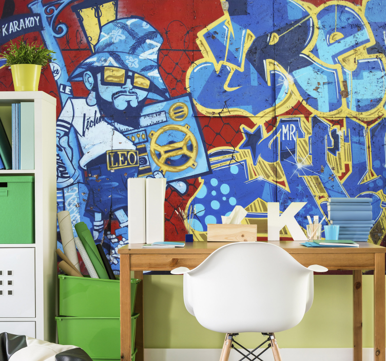 Cool grafitti nástenné maľby mestského umenia - Tenstickers