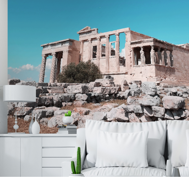 Fototapeta akropolis grécko dizajn obloha - Tenstickers