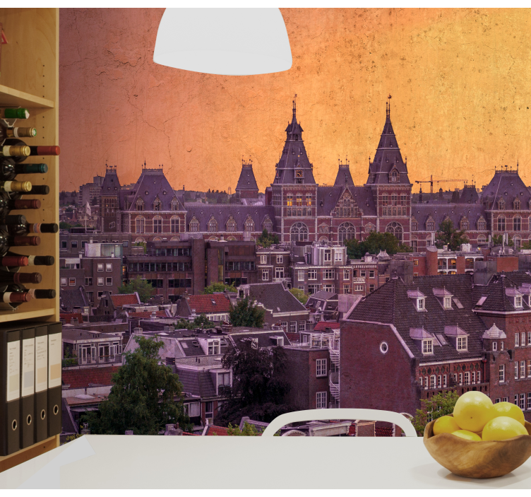 Fototapeta amsterdam architektonická krása amsterdamu - Tenstickers
