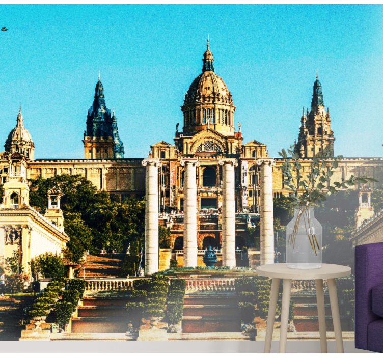 fototapeta barcelona národné katalánske múzeum - Tenstickers