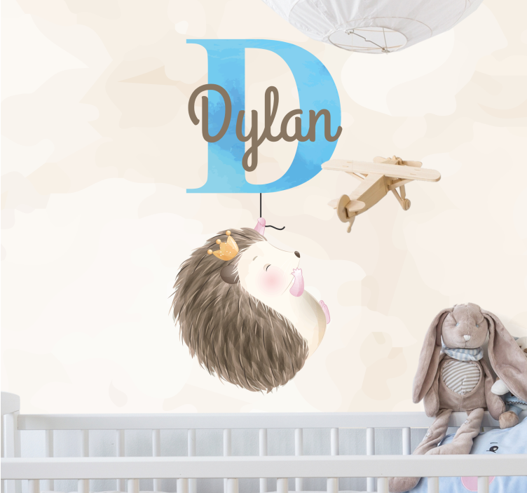 Fototapeta do detskej izby s roztomilým ježkom - Tenstickers