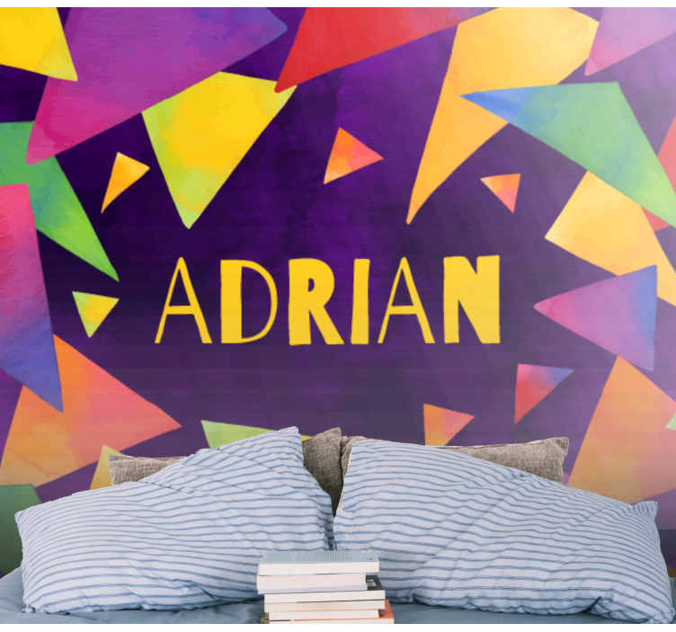 fototapeta do detskej izby vlastné geometrické tvary - Tenstickers