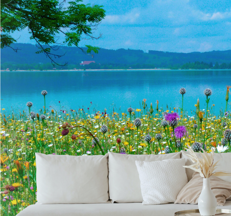 Fototapeta kvety bujná lúčna flóra - Tenstickers