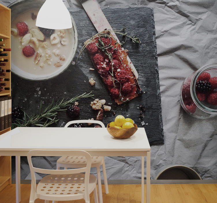 Fototapeta kvety čerstvá bobuľová radosť - Tenstickers