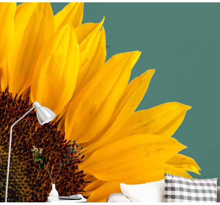 Fototapeta kvety slnečnica zblízka - Tenstickers