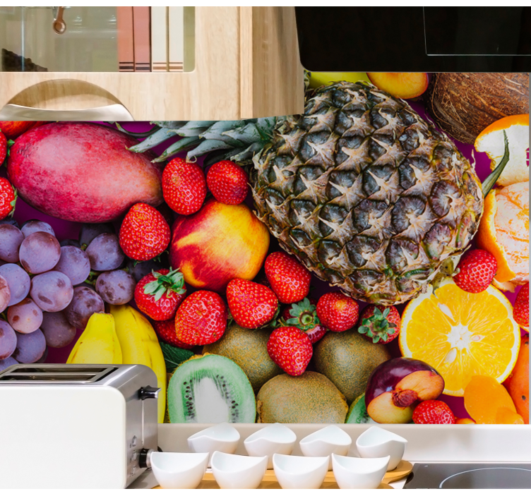 Fototapeta kvety živé ovocné zloženie - Tenstickers