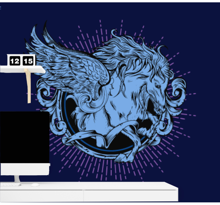 fototapeta lev znak okrídleného leva - Tenstickers