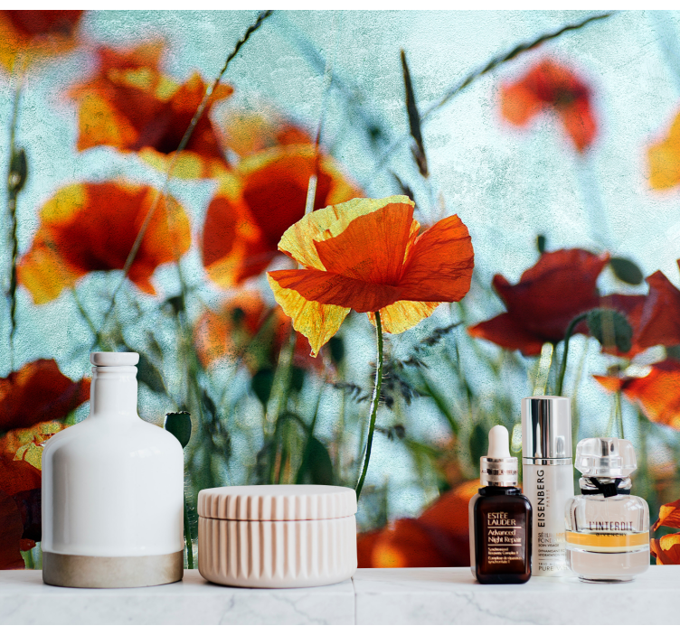 Fototapeta mak živé kvety maku - Tenstickers