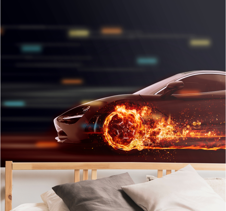 Fototapeta moto dynamický pretekársky pohyb - Tenstickers