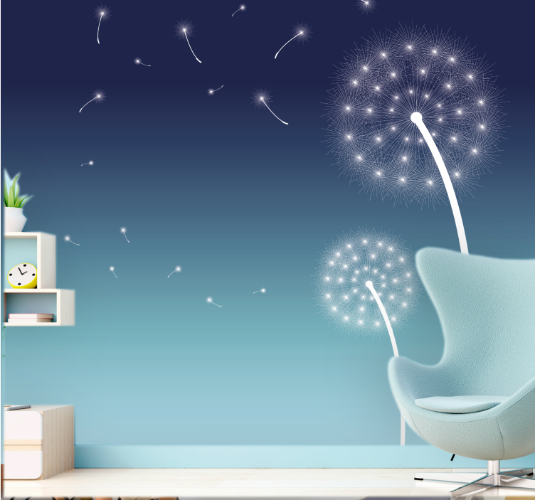 Fototapeta pupava jemný vánok púpavy - Tenstickers