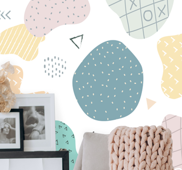 Fototapeta textura abstraktné vzory tvarov - Tenstickers