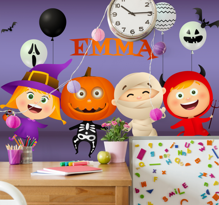 Fototapety halloween zábavní priatelia na halloween - Tenstickers