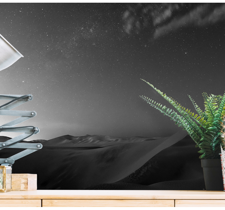 Fototapety hory nočné piesočné duny - Tenstickers