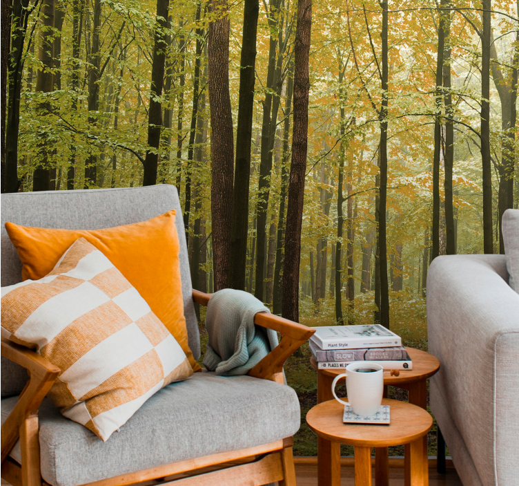 Fototapety na stenu les jesenná lesná krajina - Tenstickers