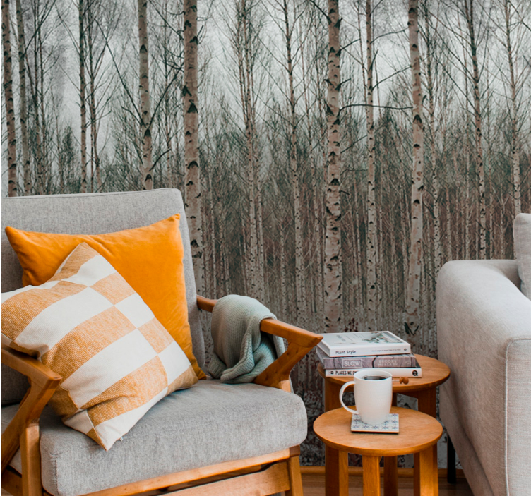 Fototapety na stenu les krajina brezy - Tenstickers