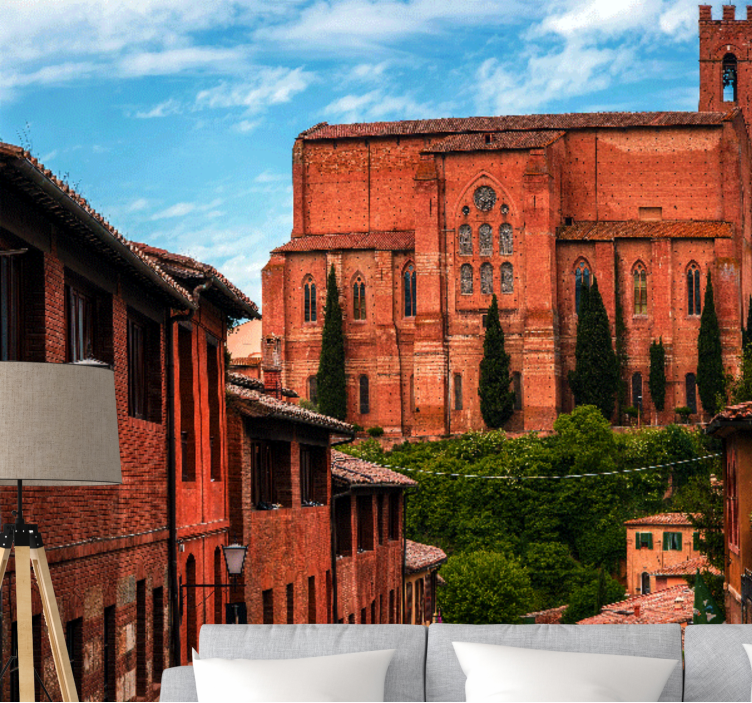 Fototapety na stenu mesta historická toskánska katedrála - Tenstickers