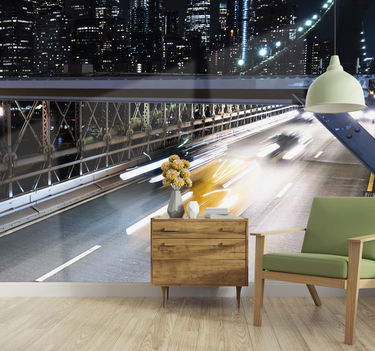 Fototapety na stenu mesta nočné svetlá mesta - Tenstickers