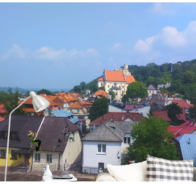 fototapety na stenu mesta očarujúca vidiecka dedinka - Tenstickers