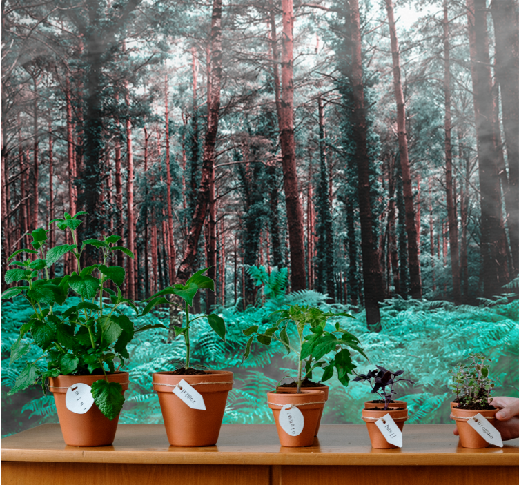 Fototapety na stenu priroda bujná zelená divočina - Tenstickers