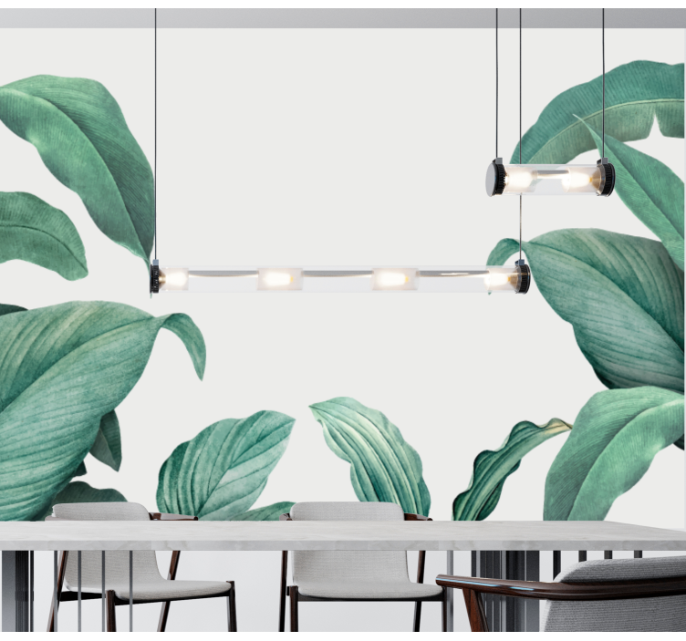 fototapety na stenu priroda bujné zloženie listov - Tenstickers