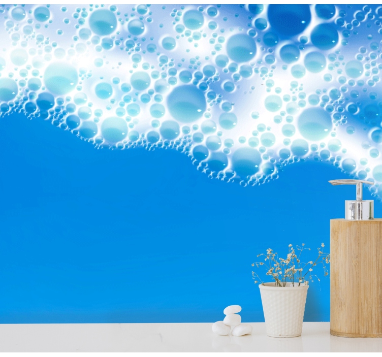 Fototapety na stenu priroda dizajn bublinkovej vlny - Tenstickers