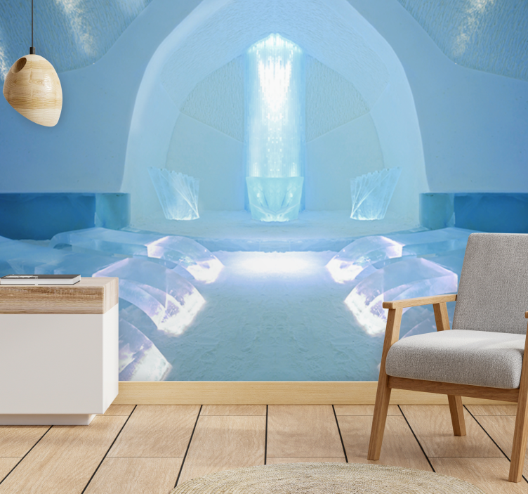 Fototapety na stenu priroda Ľadové kryštálové útočisko - Tenstickers