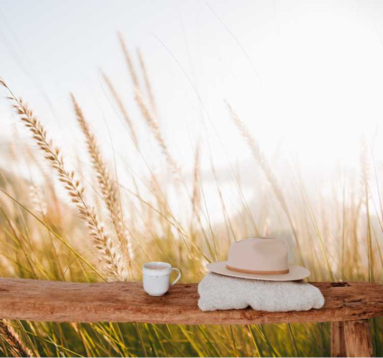 Fototapety na stenu priroda mäkké trávy vo vetre - Tenstickers