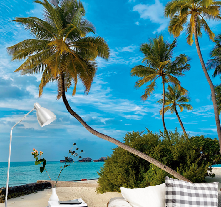 Fototapety na stenu priroda tropická palma krajina - Tenstickers