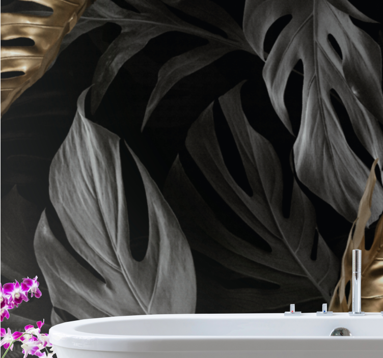 Fototapety na stenu priroda tropické listy - Tenstickers