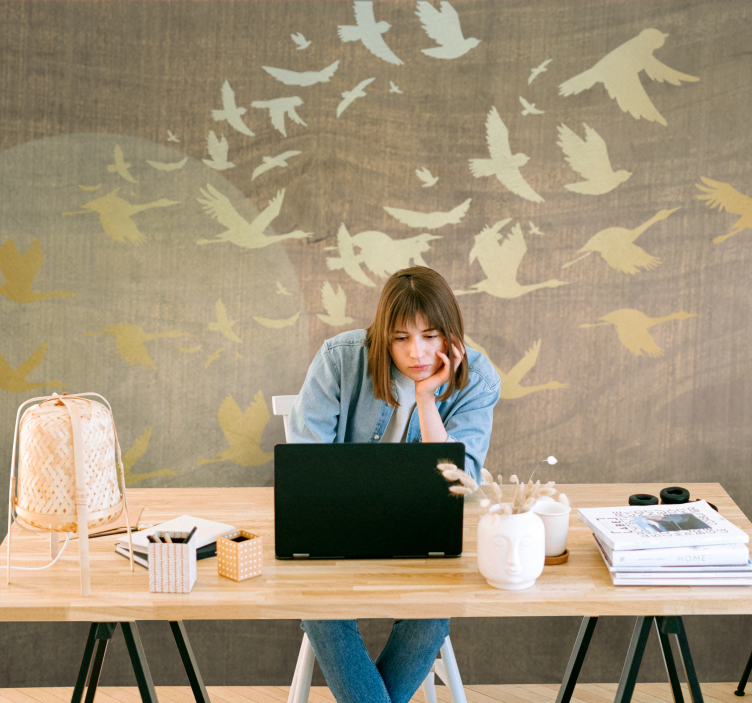 Fototapety na stenu priroda vtáky v lete - Tenstickers