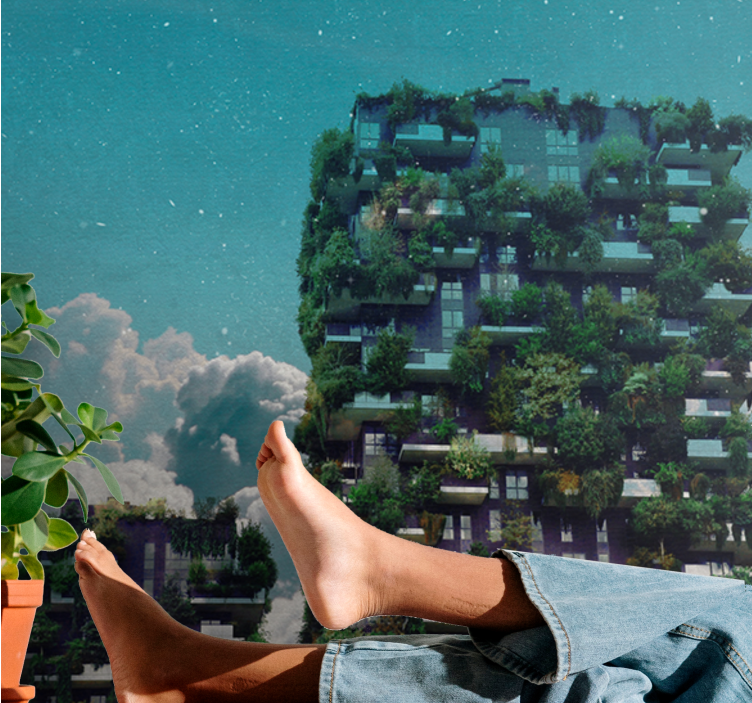 Fototapety na stenu priroda zelená vertikálna záhrada - Tenstickers