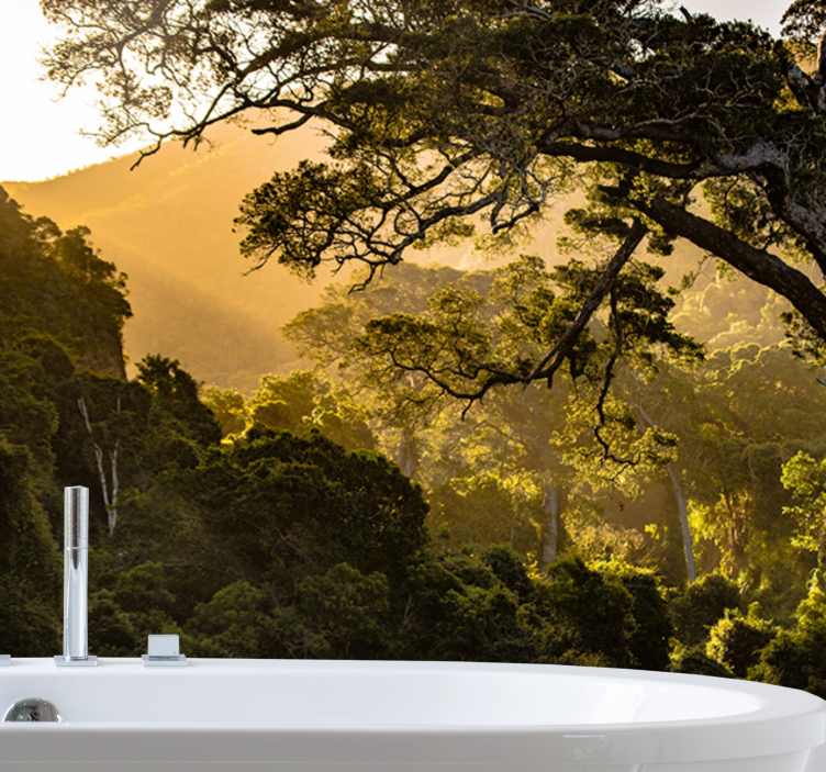 Fototapety na stenu priroda zelené lesné scenérie - Tenstickers