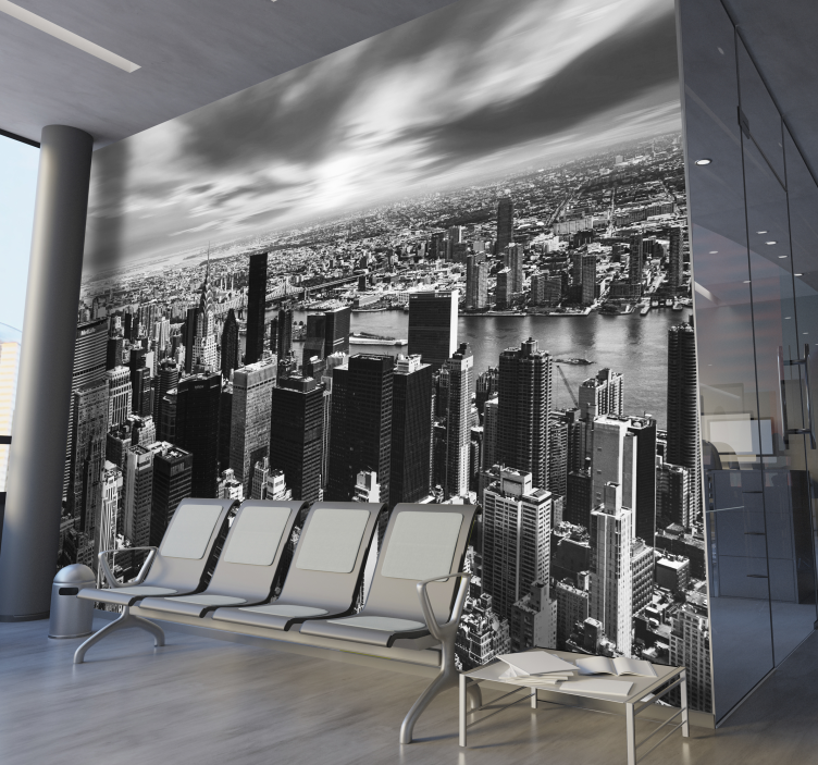 fototapeta new york panoráma mestskej panorámy - Tenstickers