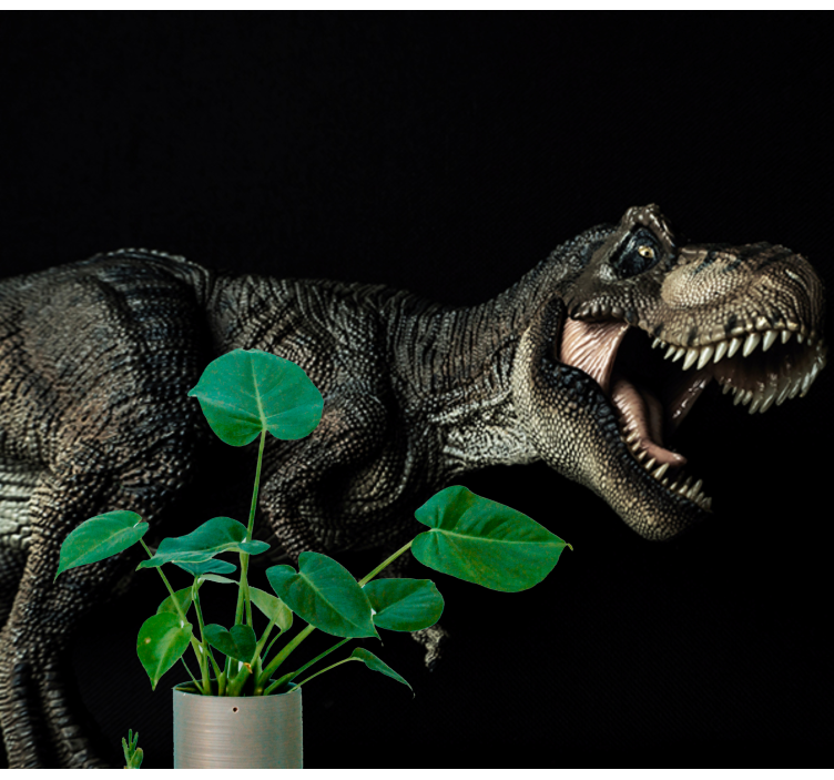 fototapety so zvieratami dinosaurus a rastliny - Tenstickers