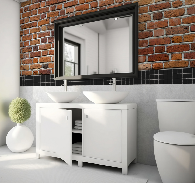 fototapety tehly s dlaždicami - Tenstickers