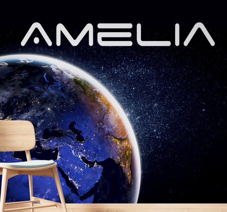 fototapety vesmír glóbus a hviezdy - Tenstickers