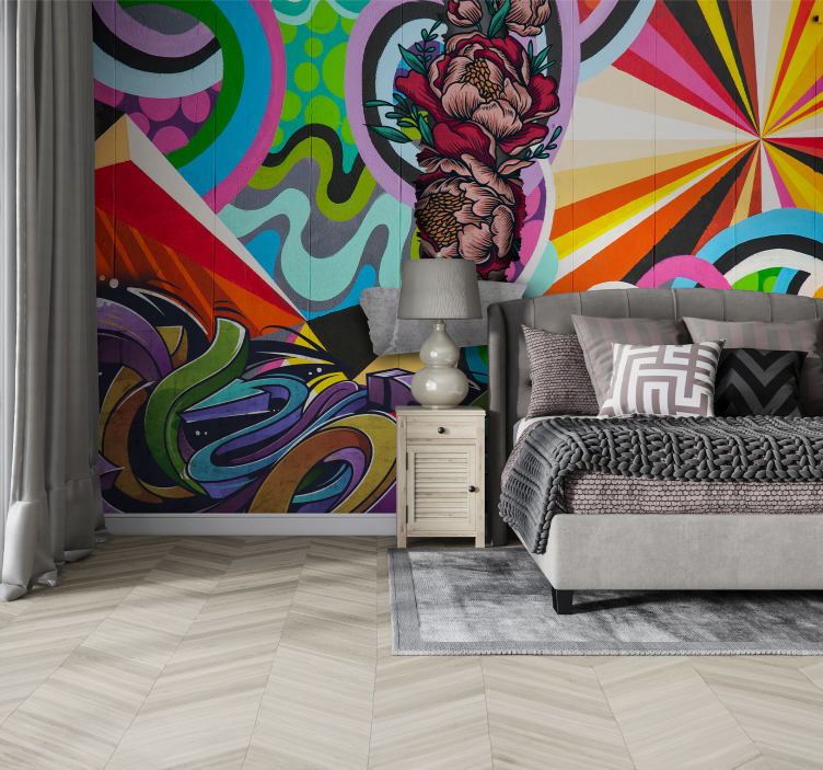 Graffiti nástenné maľby mestského umenia - Tenstickers