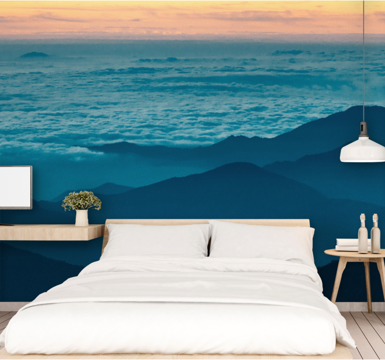 Hory príroda krajina hora nástenná fototapeta - Tenstickers