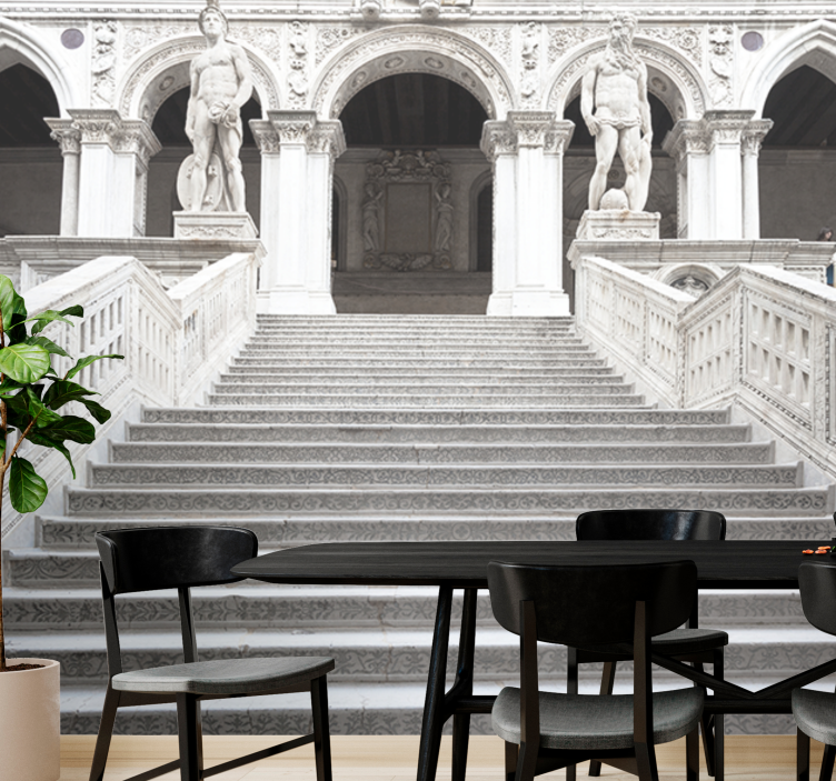 Klasicke umenie fototapety majestátne kamenné schody - Tenstickers