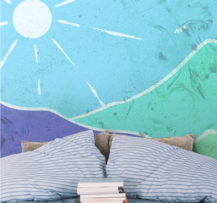 Krajinka fototapety horská krajinná scéna - Tenstickers