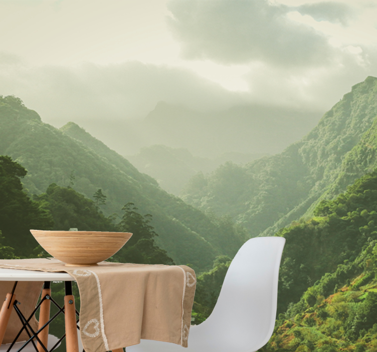 Krajinka fototapety horské údolie - Tenstickers