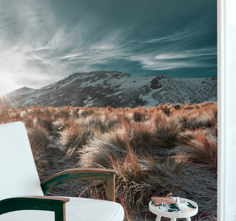 Krajinka fototapety horský východ slnka - Tenstickers