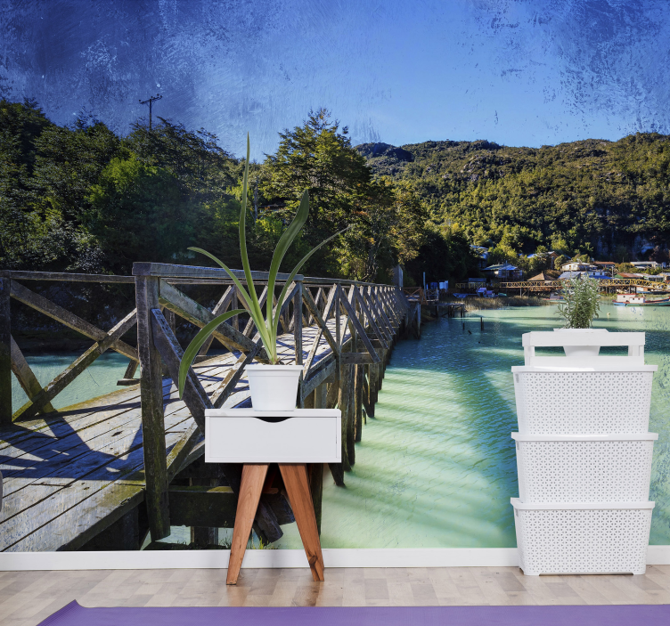 krajinka fototapety malebná pobrežná cesta - Tenstickers