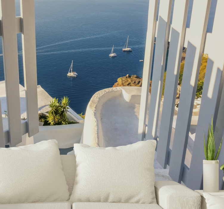 krajinka fototapety plachetnice nad oceánom - Tenstickers