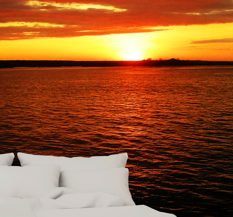 Krajinka fototapety súmrak nad oceánom - Tenstickers