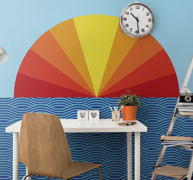 krajinka fototapety žiarivý horizontálny dizajn - Tenstickers