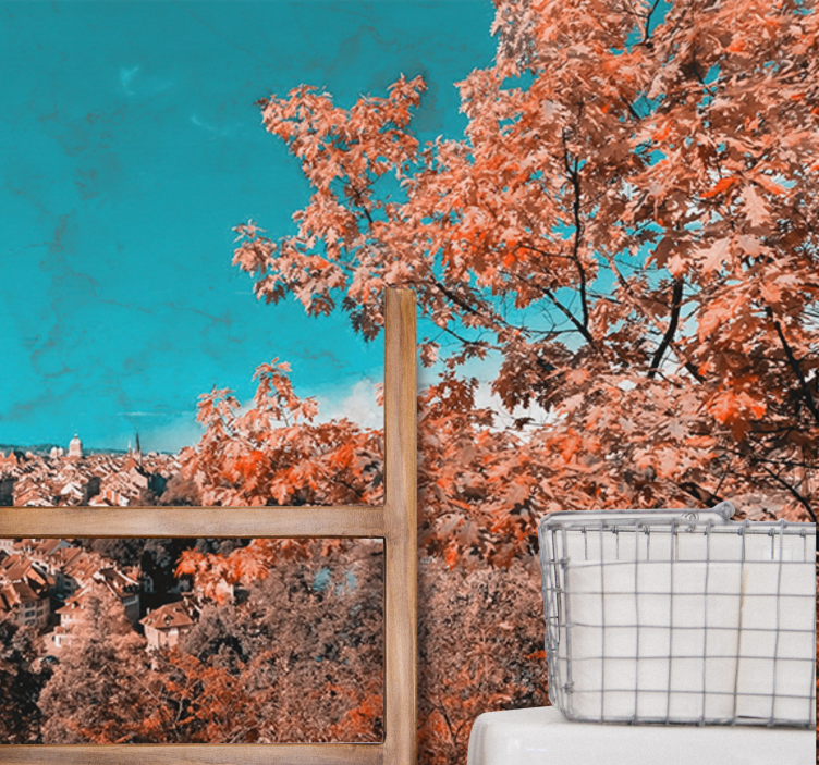 Krajinka fototapety Živá jesenná krajina - Tenstickers