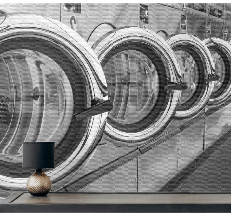 mestské umenie fototapety graffiti v práčovni - Tenstickers