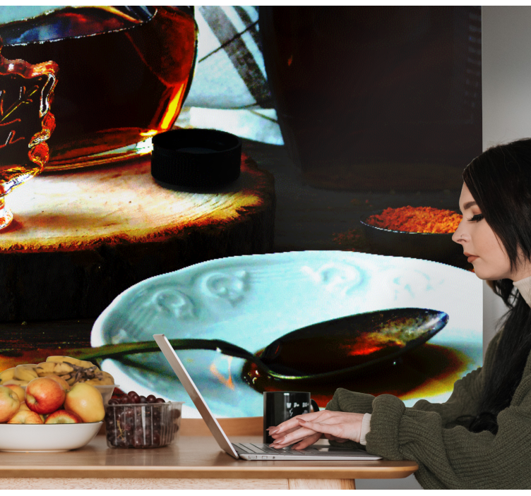 mestské umenie fototapety javorový sirup - Tenstickers